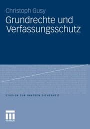 Cover von Grundrechte und Verfassungsschutz
