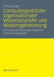 Cover von Computergestützter organisationaler Wissenstransfer und Wissensgenerierung