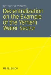 Cover von Decentralization on the Example of the Yemeni Water Sector
