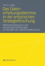 Cover von Das Datenerhebungsdilemma in der empirischen Strategieforschung