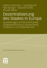 Cover von Dezentralisierung des Staates in Europa