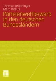 Cover von Parteienwettbewerb in den deutschen Bundesländern