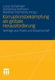 Cover von Korruptionsbekämpfung als globale Herausforderung