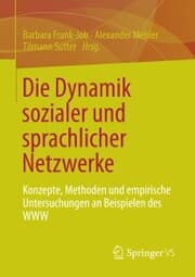 Cover von Die Dynamik sozialer und sprachlicher Netzwerke