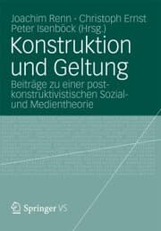 Cover von Konstruktion und Geltung