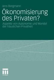 Cover von Ökonomisierung des Privaten?