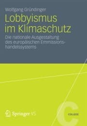 Cover von Lobbyismus im Klimaschutz