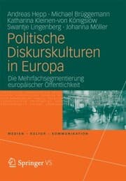 Cover von Politische Diskurskulturen in Europa
