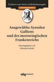 Cover von Ausgewählte Synoden Galliens und des merowingischen Frankenreichs