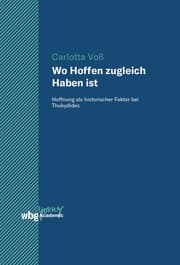 Cover von Wo Hoffen zugleich Haben ist