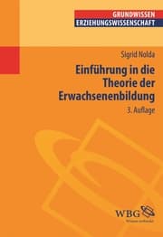 Cover von Einführung in die Theorie der Erwachsenenbildung