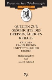 Cover von Quellen zur Geschichte des Dreißigjährigen Krieges