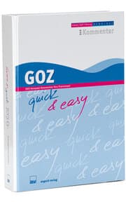Cover von GOZ quick & easy