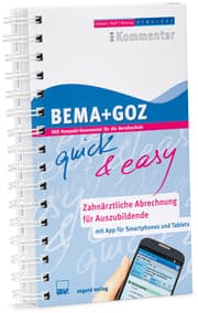 Cover von BEMA + GOZ quick & easy - Zahnärztliche Abrechnung für Auszubildende