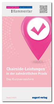 Cover von Chairside-Leistungen in der zahnärztlichen Praxis