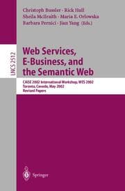Cover von Web Services, E-Business, and the Semantic Web