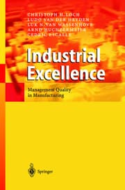 Cover von Industrial Excellence