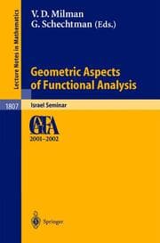 Cover von Geometric Aspects of Functional Analysis