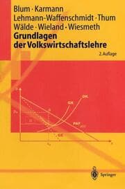 Cover von Grundlagen der Volkswirtschaftslehre