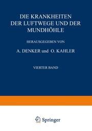 Cover von Die Krankheiten der Luftwege und der Mundhöhle