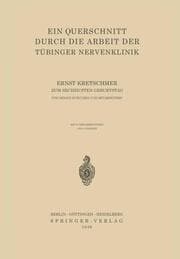 Cover von Ein Querschnitt Durch die Arbeit der Tübinger Nervenklinik