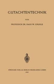 Cover von Gutachtentechnik