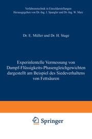 Cover von Experimentelle Vermessung von Dampf-Flüssigkeits-Phasengleichgewichten
