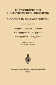 Cover von Advances in Polymer Science / Fortschritte der Hochpolymeren-Forschung