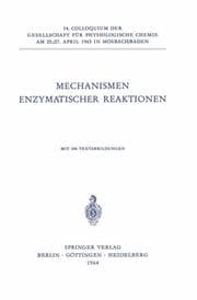 Cover von Mechanismen Enzymatischer Reaktionen
