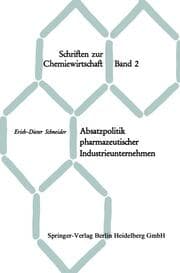 Cover von Absatzpolitik pharmazeutischer Industrieunternehmen