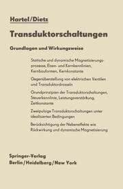 Cover von Transduktorschaltungen