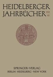 Cover von Heidelberger Jahrbücher