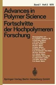 Cover von Fortschritte der Hochpolymeren Forschung