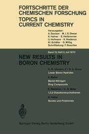 Cover von New Results in Boron Chemistry