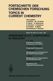 Cover von Organometallic Compounds in Industry