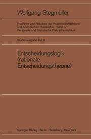 Cover von Entscheidungslogik (rationale Entscheidungstheorie)