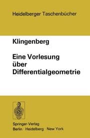 Cover von Eine Vorlesung über Differentialgeometrie