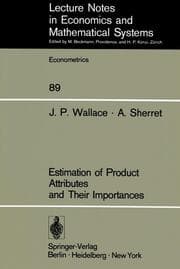 Cover von Estimation of Product Attributes and Their Importances