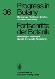 Cover von Fortschritte der Botanik