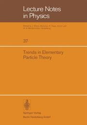 Cover von Trends in Elementary Particle Theory