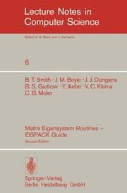 Cover von Matrix Eigensystem Routines - EISPACK Guide
