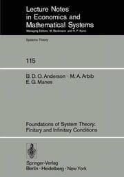 Cover von Foundations of System Theory: Finitary and Infinitary Conditions