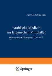 Cover von Arabische Medizin im lateinischen Mittelalter