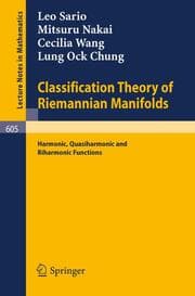 Cover von Classification Theory of Riemannian Manifolds