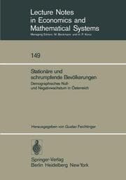 Cover von Stationäre und schrumpfende Bevölkerungen