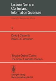 Cover von Singular Optimal Control: The Linear-Quadratic Problem
