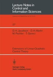 Cover von Extensions of Linear-Quadratic Control Theory