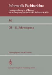Cover von GI 11. Jahrestagung