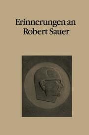 Cover von Erinnerungen an Robert Sauer