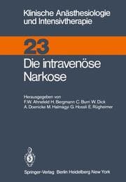 Cover von Die intravenüse Narkose